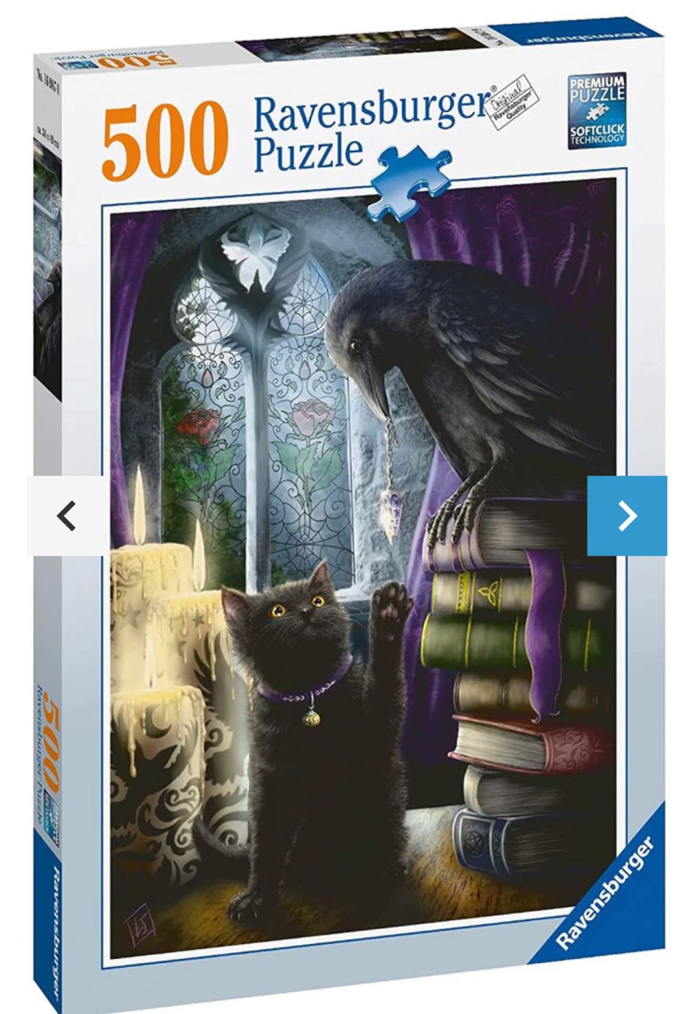 Black Cat & Raven - Ravensburger Completed puzzle collectible - Main Image 1