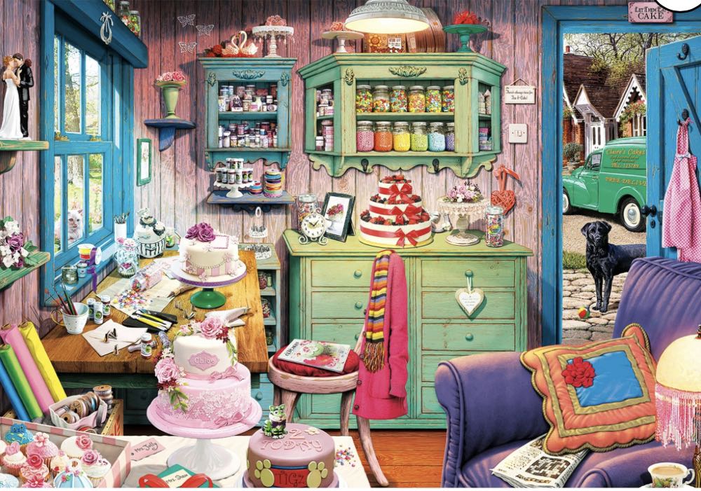 Cake Shed - Buffalo Games & Puzzles puzzle collectible [Barcode 079346020775] - Main Image 2