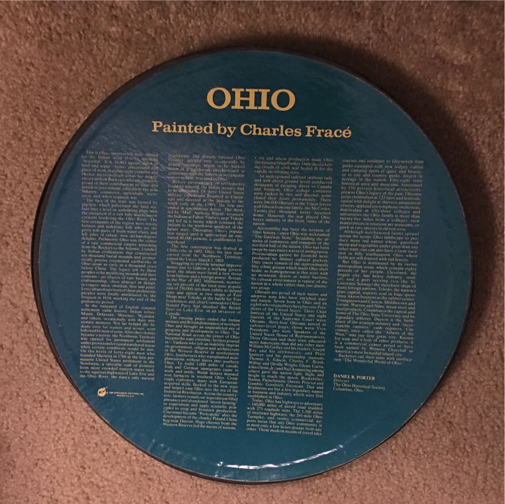 Ohio - State Map - Springbok puzzle collectible - Main Image 2