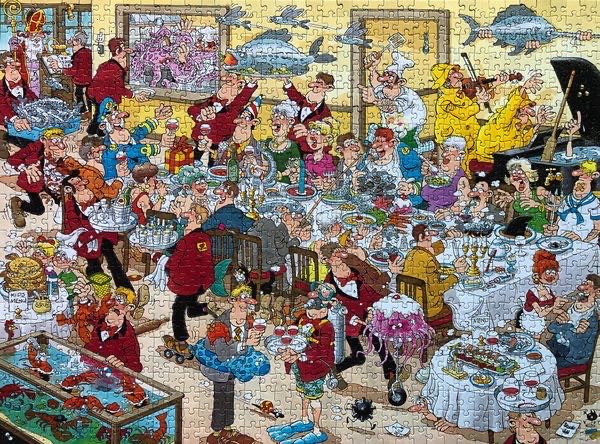 Zeebanket En Taartentoernooi - Jumbo puzzle collectible [Barcode 8710126190838] - Main Image 2