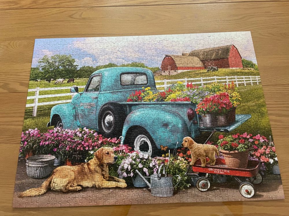 Flower Truck - Cobble Hill puzzle collectible [Barcode 625012803465] - Main Image 4