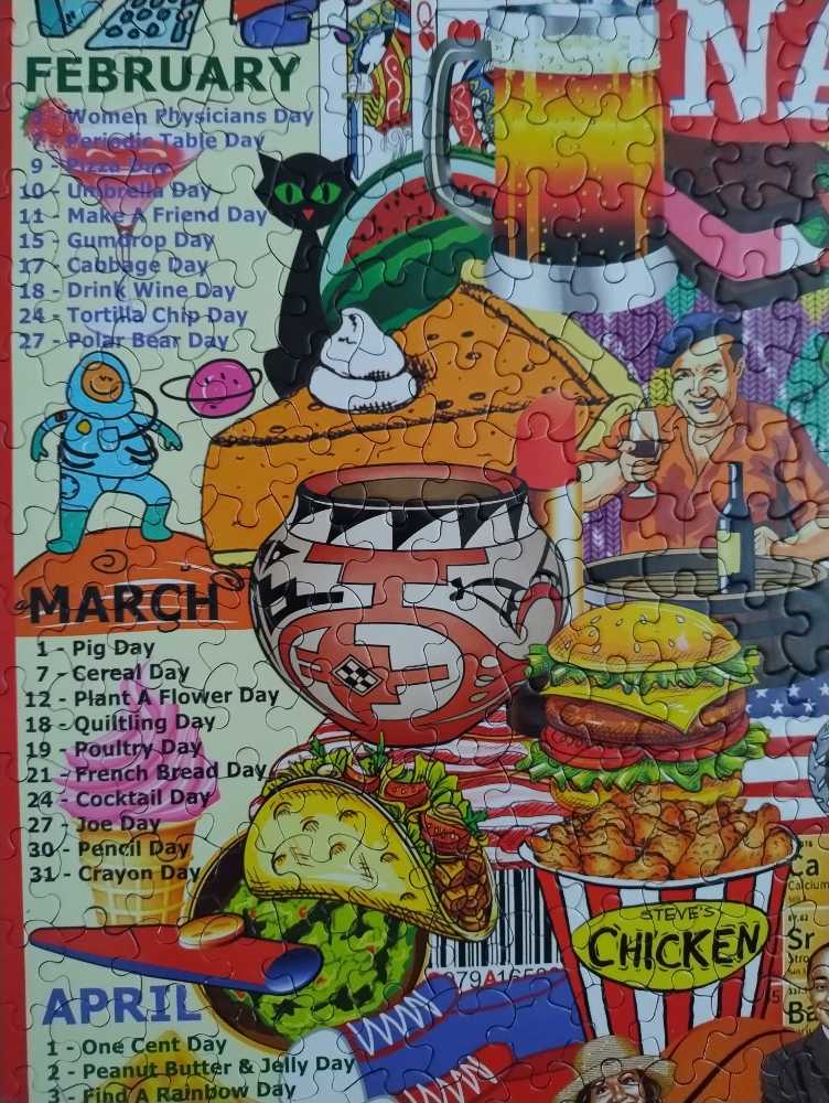 National Days - White Mountain puzzle collectible [Barcode 724819265176] - Main Image 3