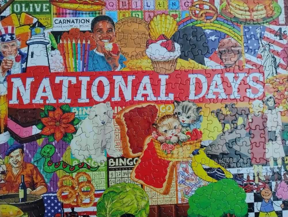 National Days - White Mountain puzzle collectible [Barcode 724819265176] - Main Image 4
