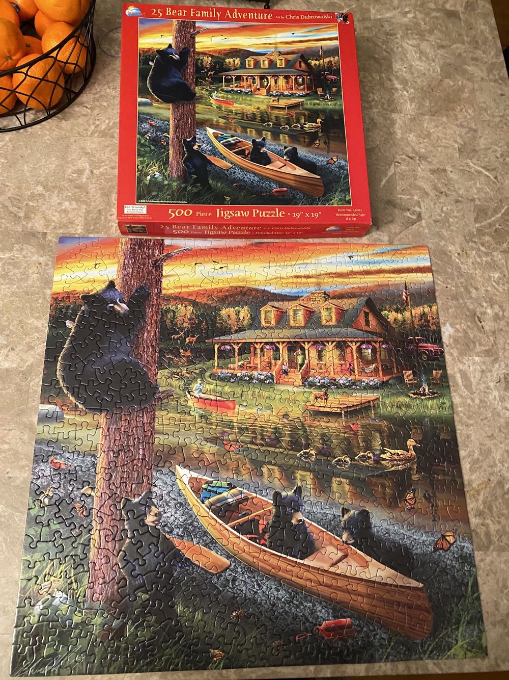 Bear Family Adventure - SUNSOUT INC puzzle collectible [Barcode 796780460119] - Main Image 2