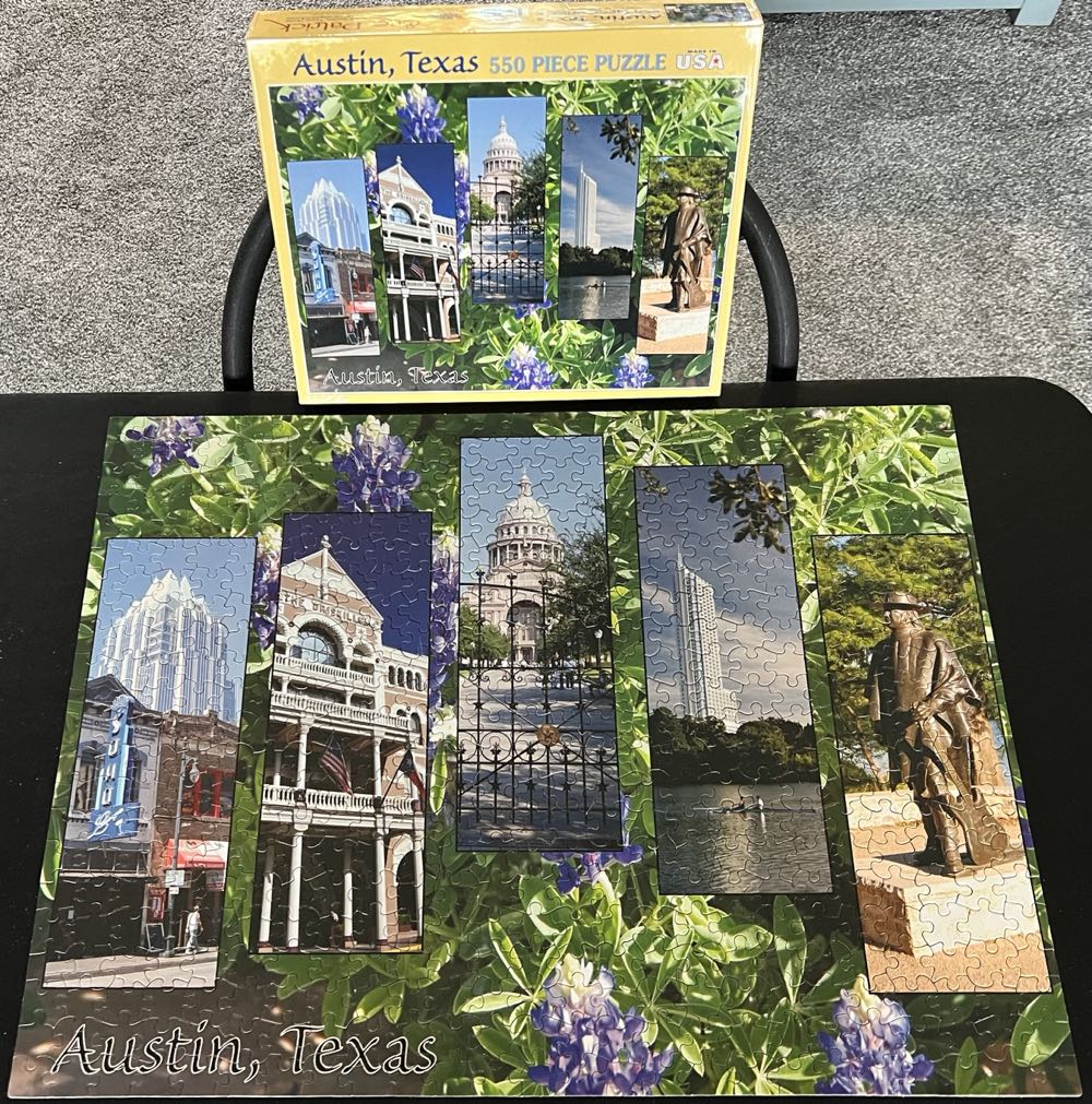 Austin, Texas*-NEW- 608, 4/28/24-SOLD - White Mountain puzzle collectible [Barcode 724819251506] - Main Image 3