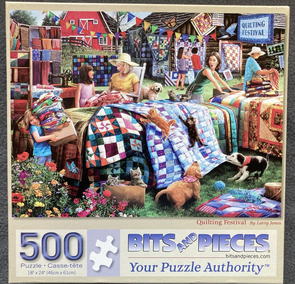 Quilting Festival - Bits And Pieces puzzle collectible [Barcode 192949051219] - Main Image 2