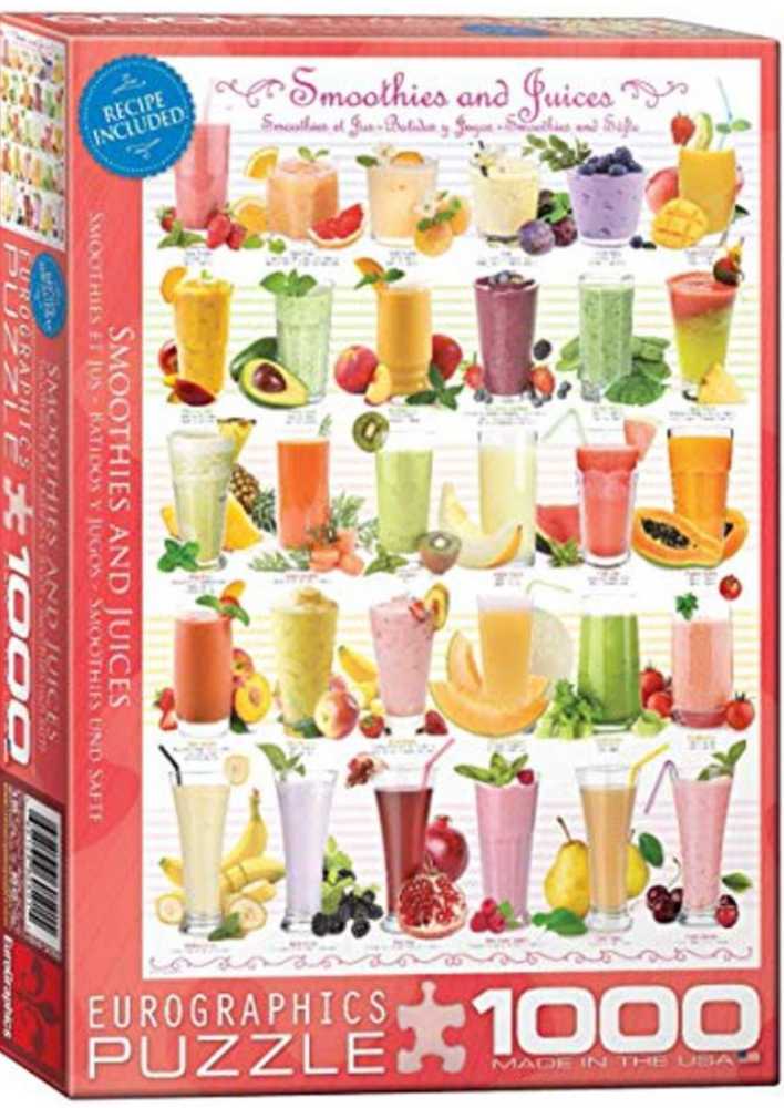 Smoothies And Juices - Eurographics puzzle collectible [Barcode 628136605915] - Main Image 2