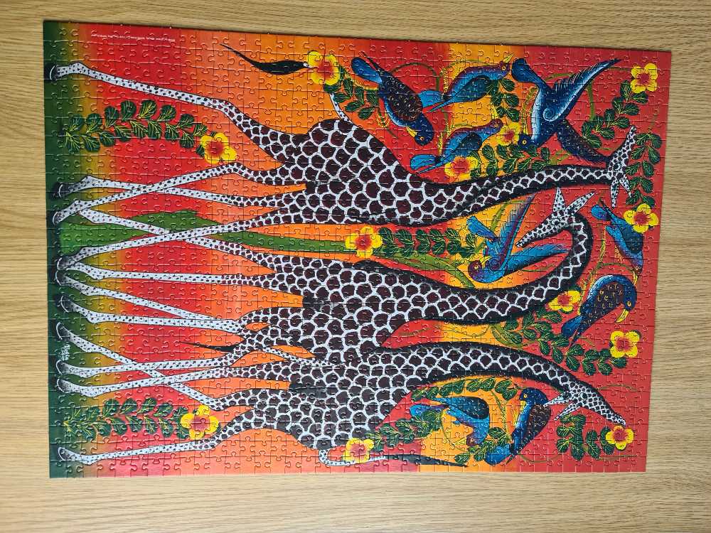 Tinga Tinga Giraffes - Heye Puzzle puzzle collectible [Barcode 4001689294267] - Main Image 2