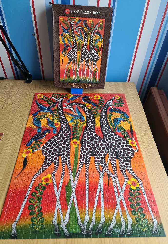 Tinga Tinga Giraffes - Heye Puzzle puzzle collectible [Barcode 4001689294267] - Main Image 3