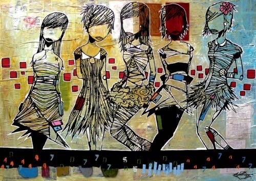 Girls, Friends Series - Heye Puzzle puzzle collectible [Barcode 4001689294182] - Main Image 2