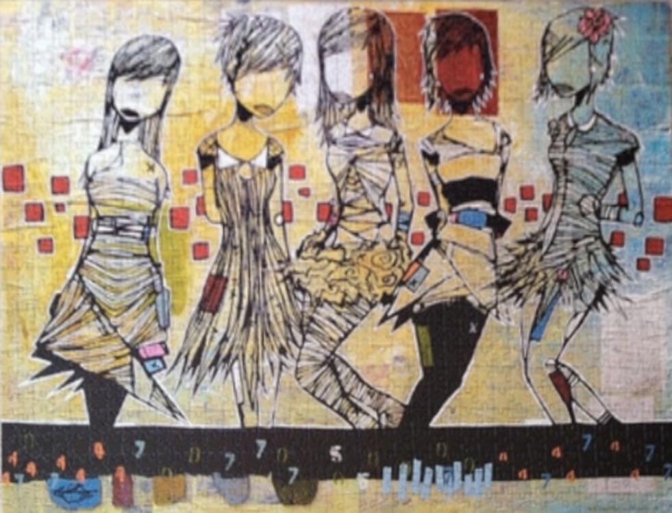 Girls, Friends Series - Heye Puzzle puzzle collectible [Barcode 4001689294182] - Main Image 3