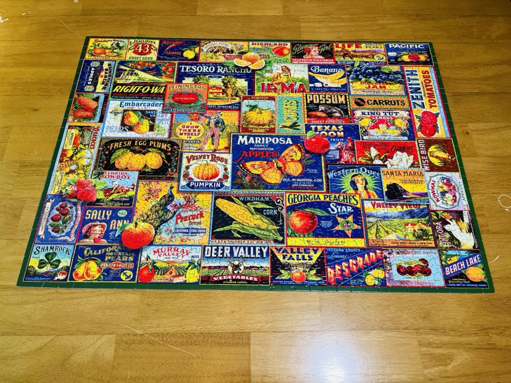 Fruits & Veggies - Willow Creek puzzle collectible [Barcode 709786066063] - Main Image 2