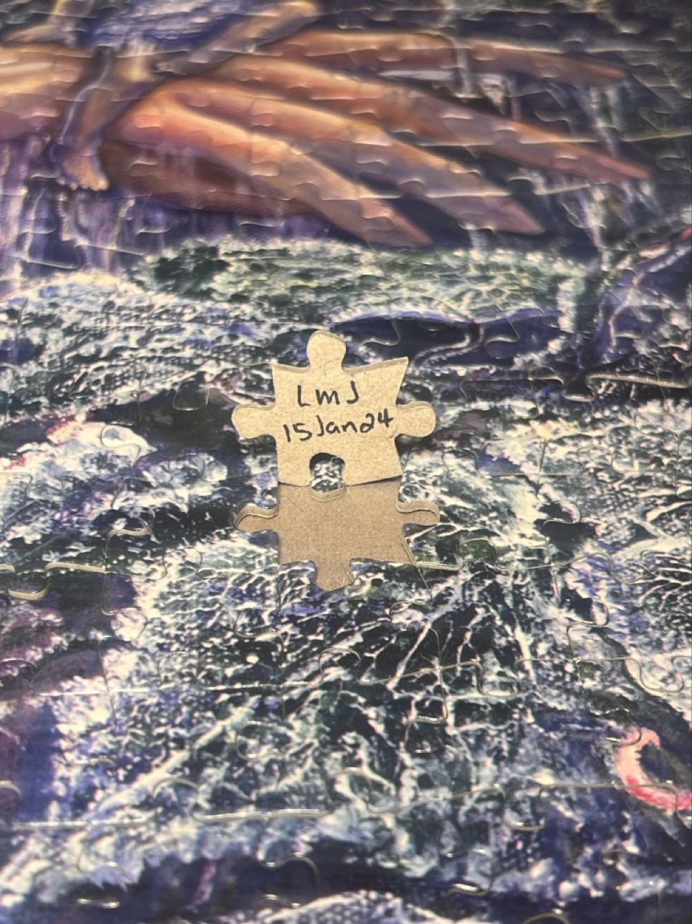 Z (SOLD) Wall-Spirit Of Winter Glitter - Buffalo Games 🇺🇸 puzzle collectible [Barcode 079346121243] - Main Image 4