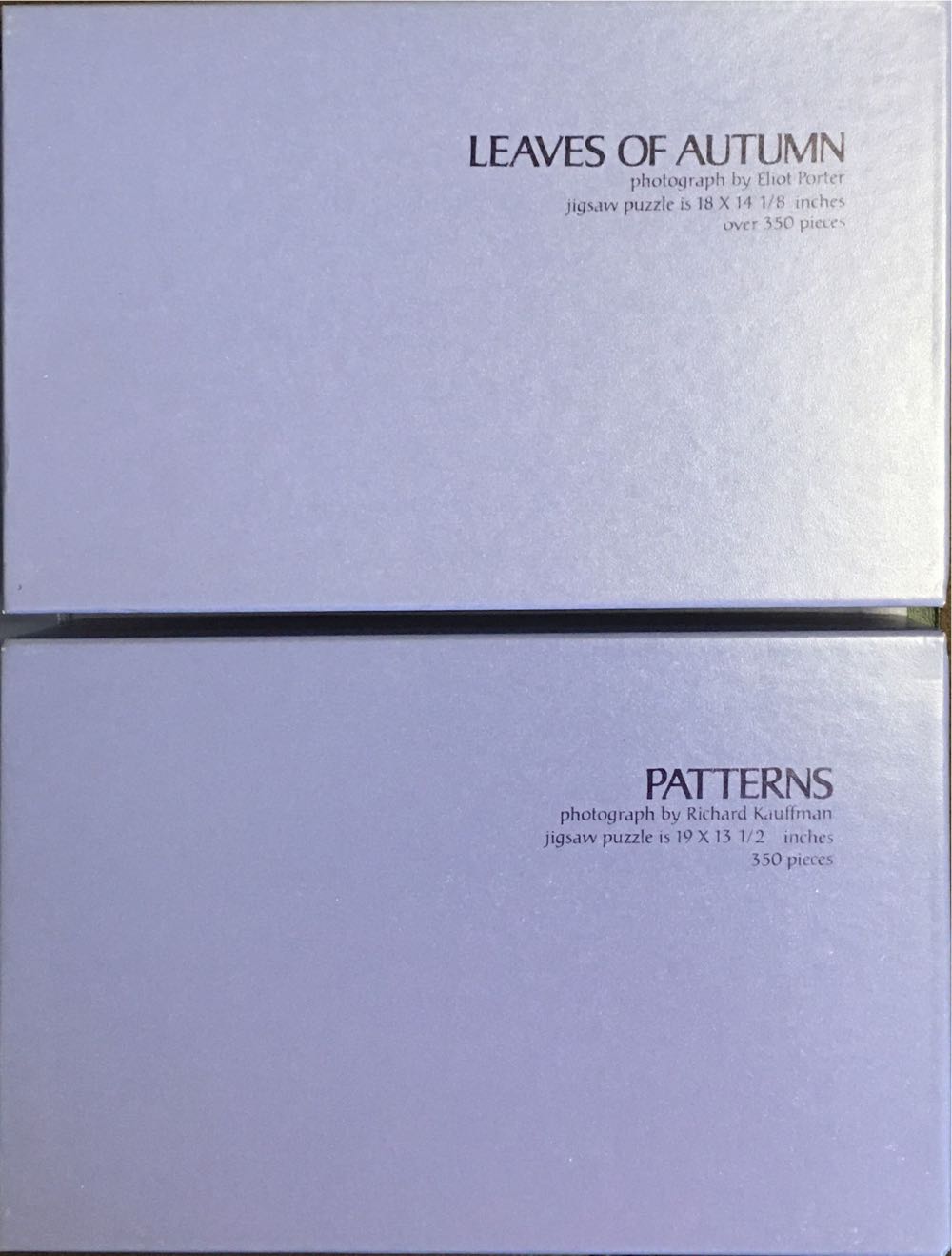 Leaves of Autumn & Patterns - Springbok puzzle collectible - Main Image 4