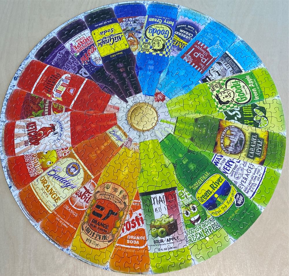 Carbonated Colors 🔵 - Springbok puzzle collectible [Barcode 091683030118] - Main Image 2