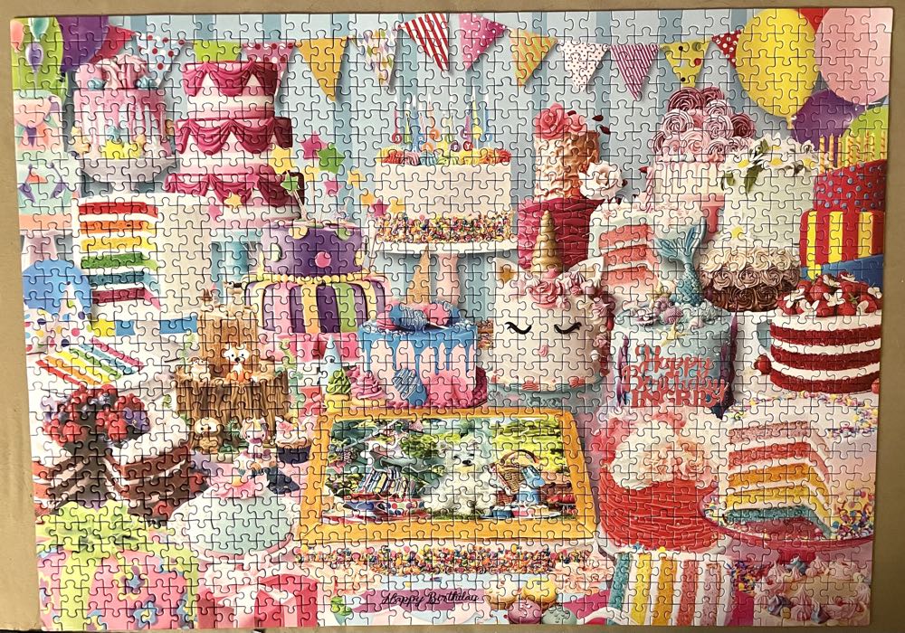 Birthday Party Cakes - Eurographics puzzle collectible [Barcode 628136657006] - Main Image 2