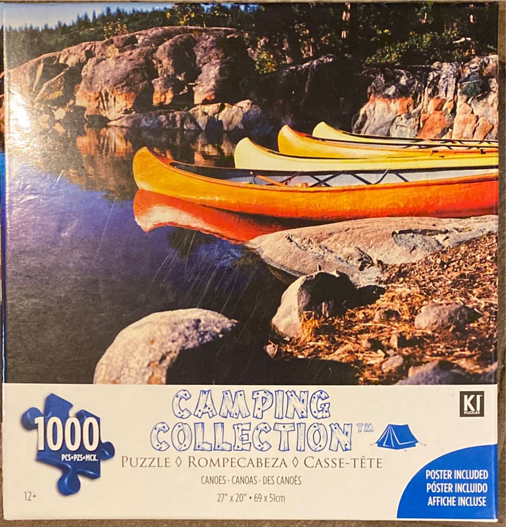 Camping Collection-Canoes - KI Puzzles puzzle collectible [Barcode 789531957525] - Main Image 1