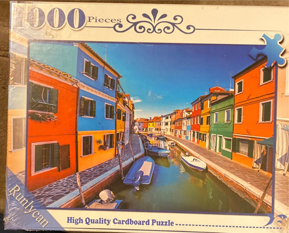 Color Study Puzzle Blue