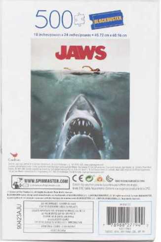 Jaws Blockbuster Puzzle 300 Piece Puzzle - Cardinal puzzle collectible [Barcode 778988279328] - Main Image 4