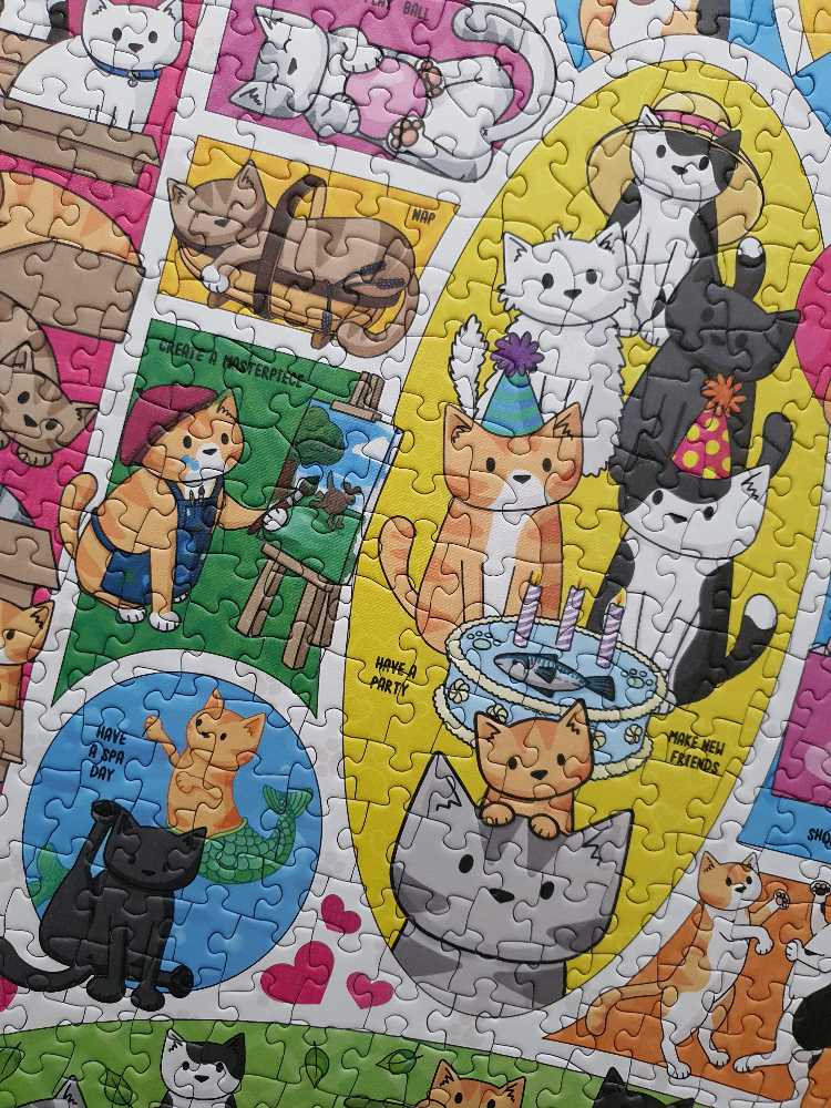 *Doodlecats - Cobble Hill puzzle collectible [Barcode 625012803649] - Main Image 3