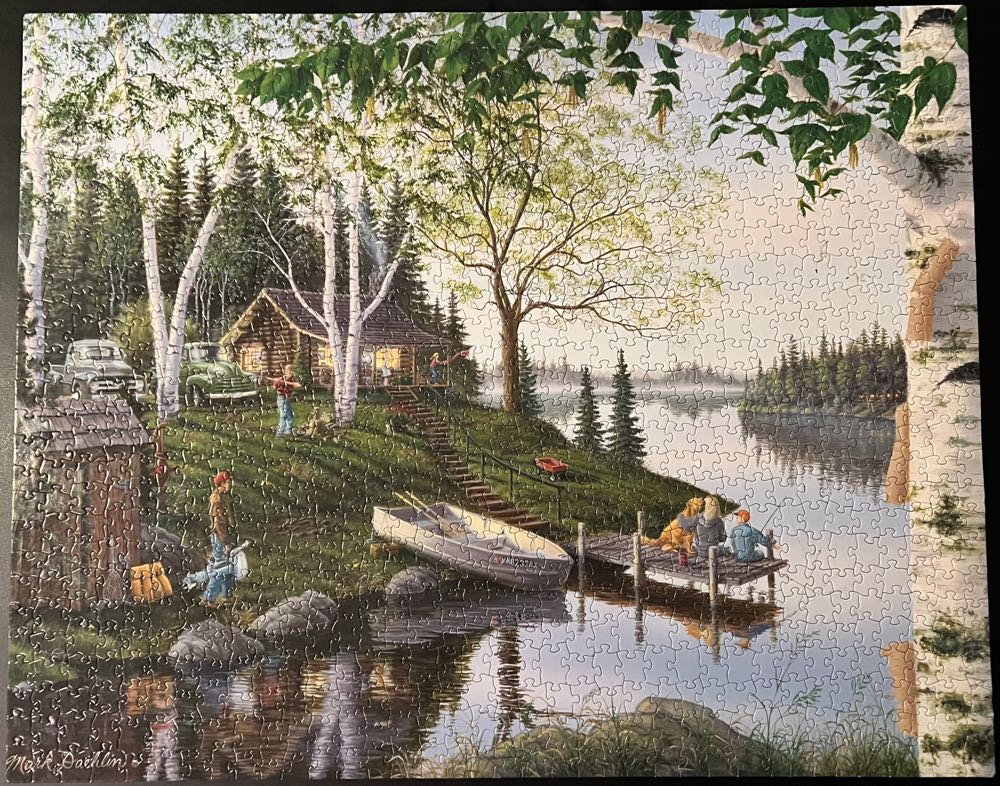 Opening Day - White Mountain 🇺🇸 puzzle collectible [Barcode 724819253487] - Main Image 2