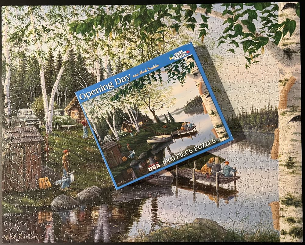Opening Day - White Mountain 🇺🇸 puzzle collectible [Barcode 724819253487] - Main Image 4