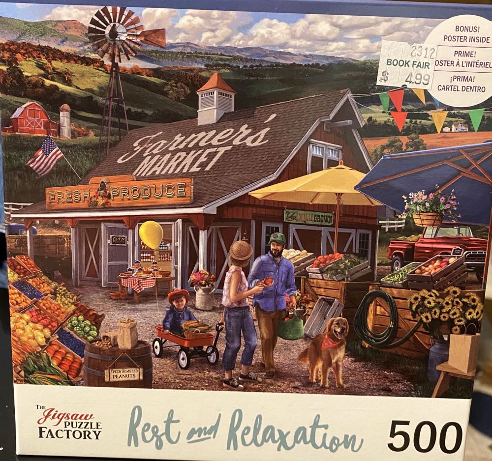 Farmer’s Market - The Jigsaw Puzzle Factory puzzle collectible [Barcode 788958773824] - Main Image 2