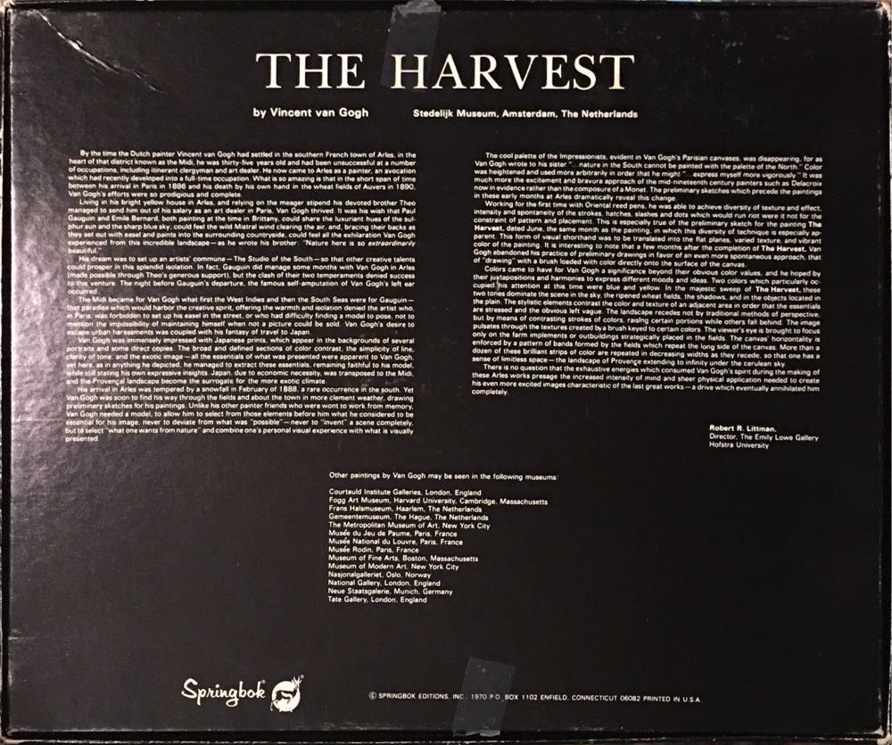 The Harvest - Springbok puzzle collectible - Main Image 2
