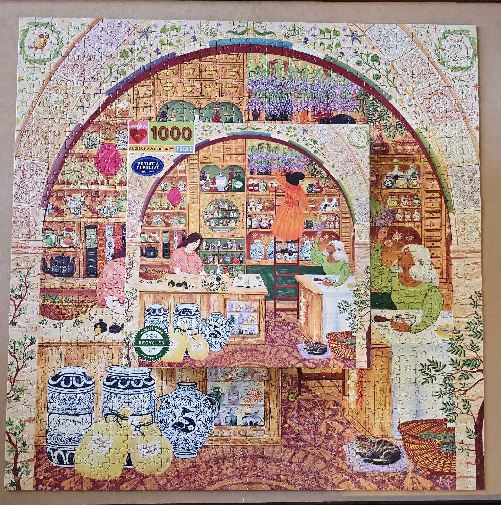 Ancient Apothecary - Eeboo puzzle collectible [Barcode 689196511691] - Main Image 3