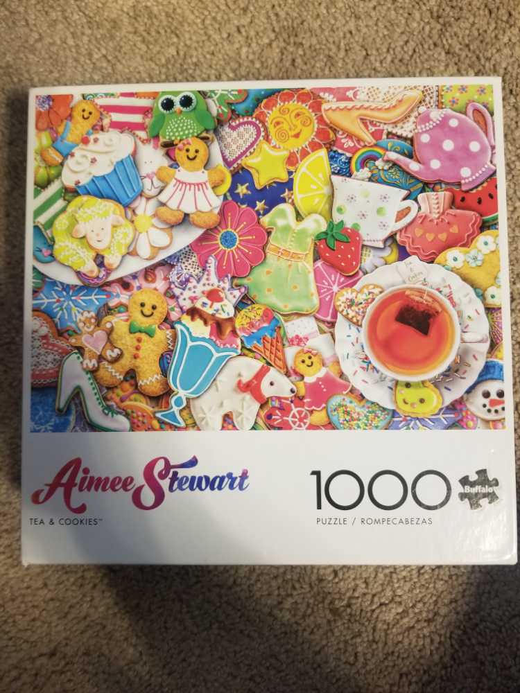 Tea & Cookies - Buffalo Games puzzle collectible [Barcode 079346127306] - Main Image 2