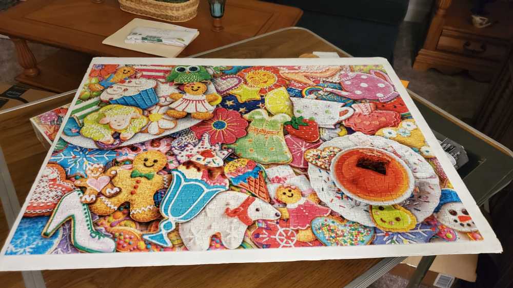 Tea & Cookies - Buffalo Games puzzle collectible [Barcode 079346127306] - Main Image 3