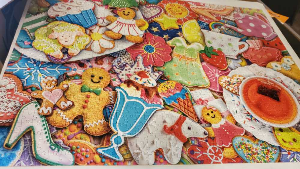 Tea & Cookies - Buffalo Games puzzle collectible [Barcode 079346127306] - Main Image 4