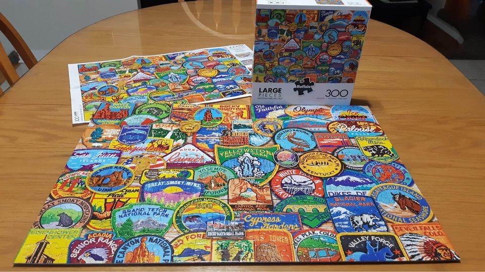 National Park Patches - Buffalo Games puzzle collectible [Barcode 079346025855] - Main Image 3