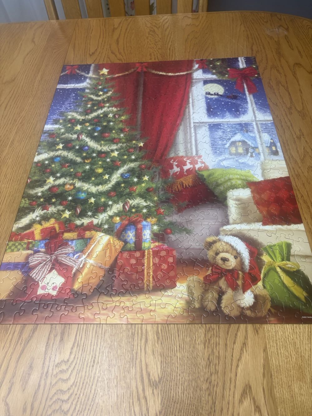 Christmas Teddy Bear - Brother Sister Design Studio puzzle collectible [Barcode 5193917] - Main Image 3