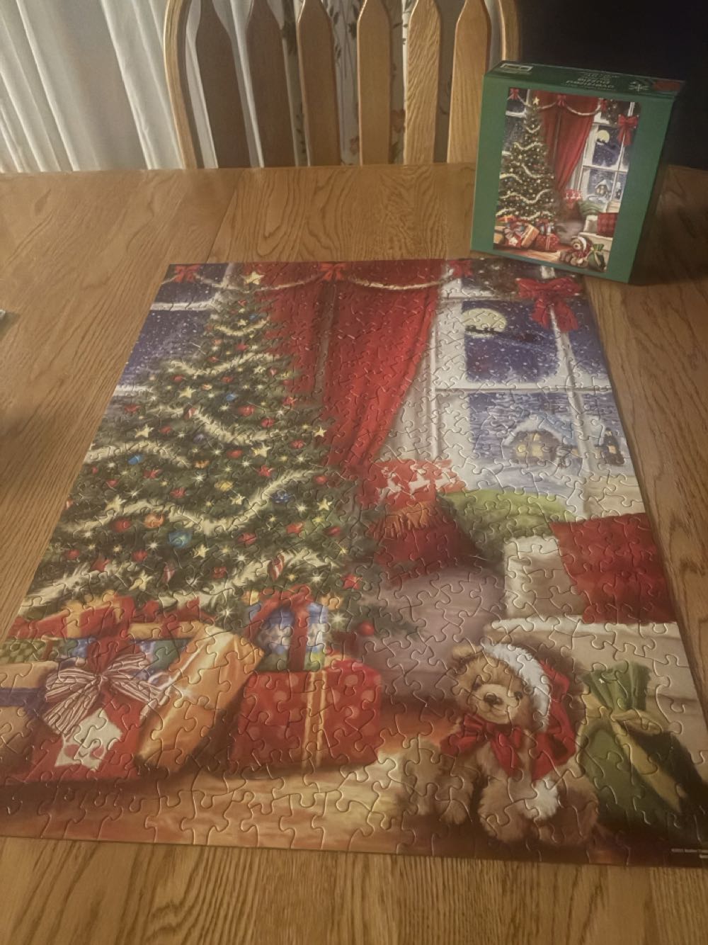 Christmas Teddy Bear - Brother Sister Design Studio puzzle collectible [Barcode 5193917] - Main Image 4