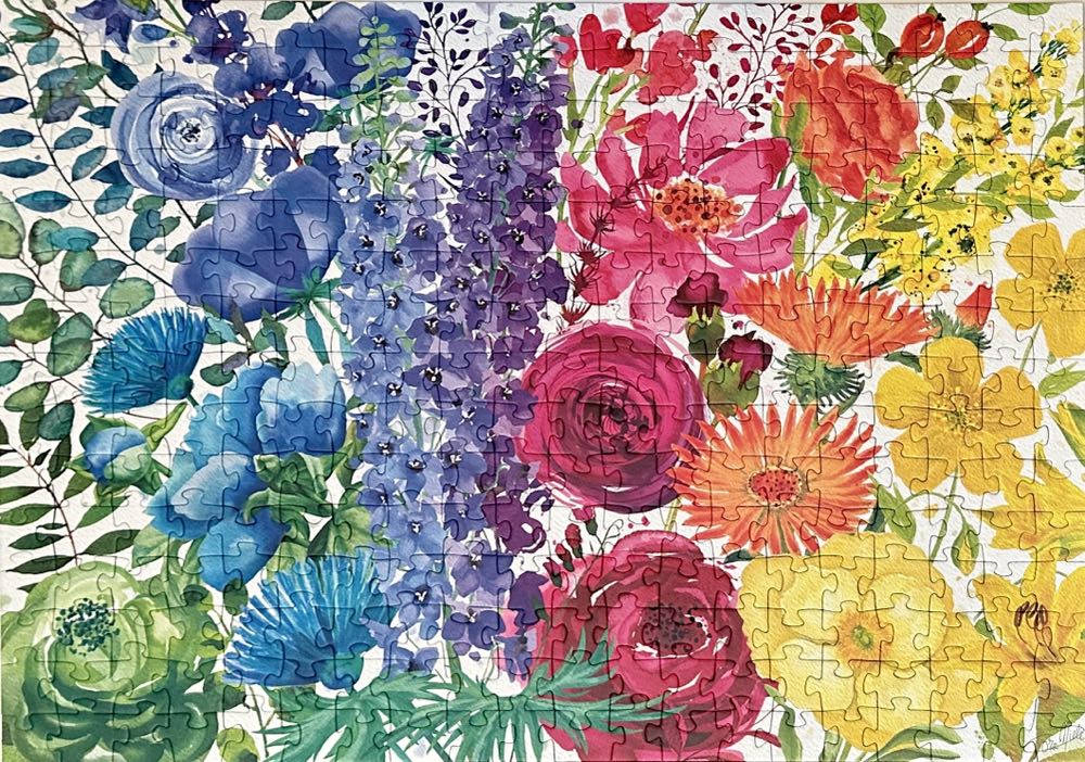 Floral Rainbow ✅🚫 - Ravensburger puzzle collectible [Barcode 4005556171293] - Main Image 4