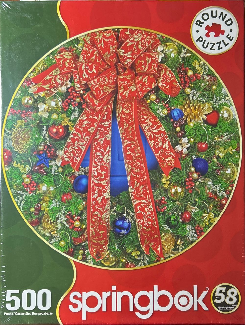 Holiday Wreath*^ - Springbok puzzle collectible [Barcode 091683030088] - Main Image 2