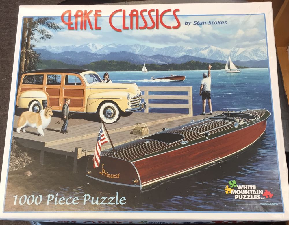 Lake Classics - 666, 8/16/24 - White Mountain Puzzles puzzle collectible [Barcode 724819250417] - Main Image 2