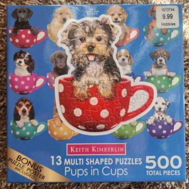 Pups In Cups - Cra-Z-Art puzzle collectible [Barcode 4895145418249] - Main Image 2