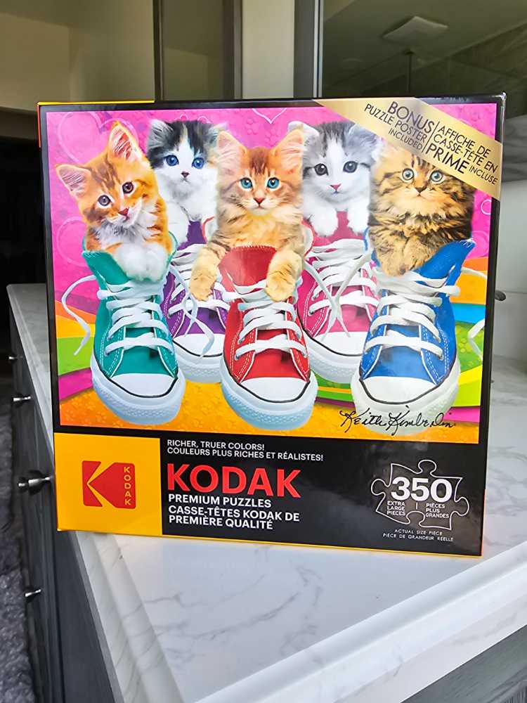 Kittens In Tennis Shoes - Kodak puzzle collectible [Barcode 4895145424899] - Main Image 2