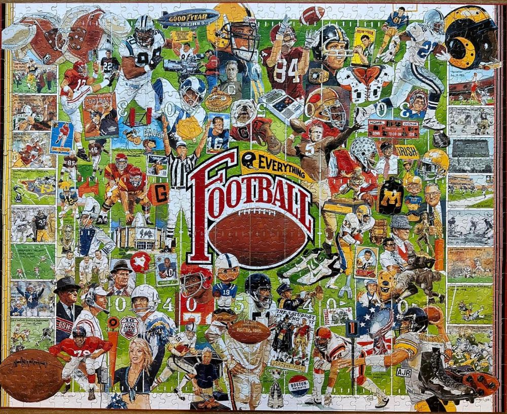 Everything Football - White Mountain puzzle collectible [Barcode 724819249923] - Main Image 3