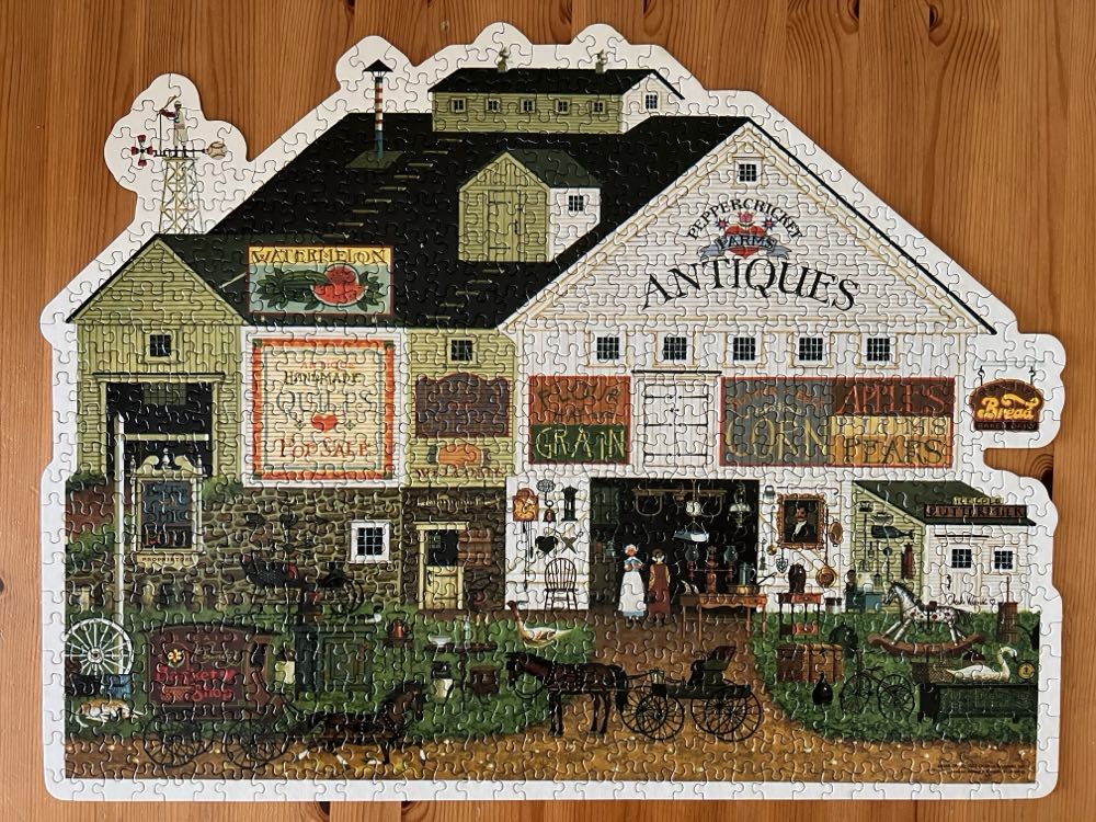 Clammers At Hodge’s Horn - Hasbro puzzle collectible [Barcode 076930493663] - Main Image 2