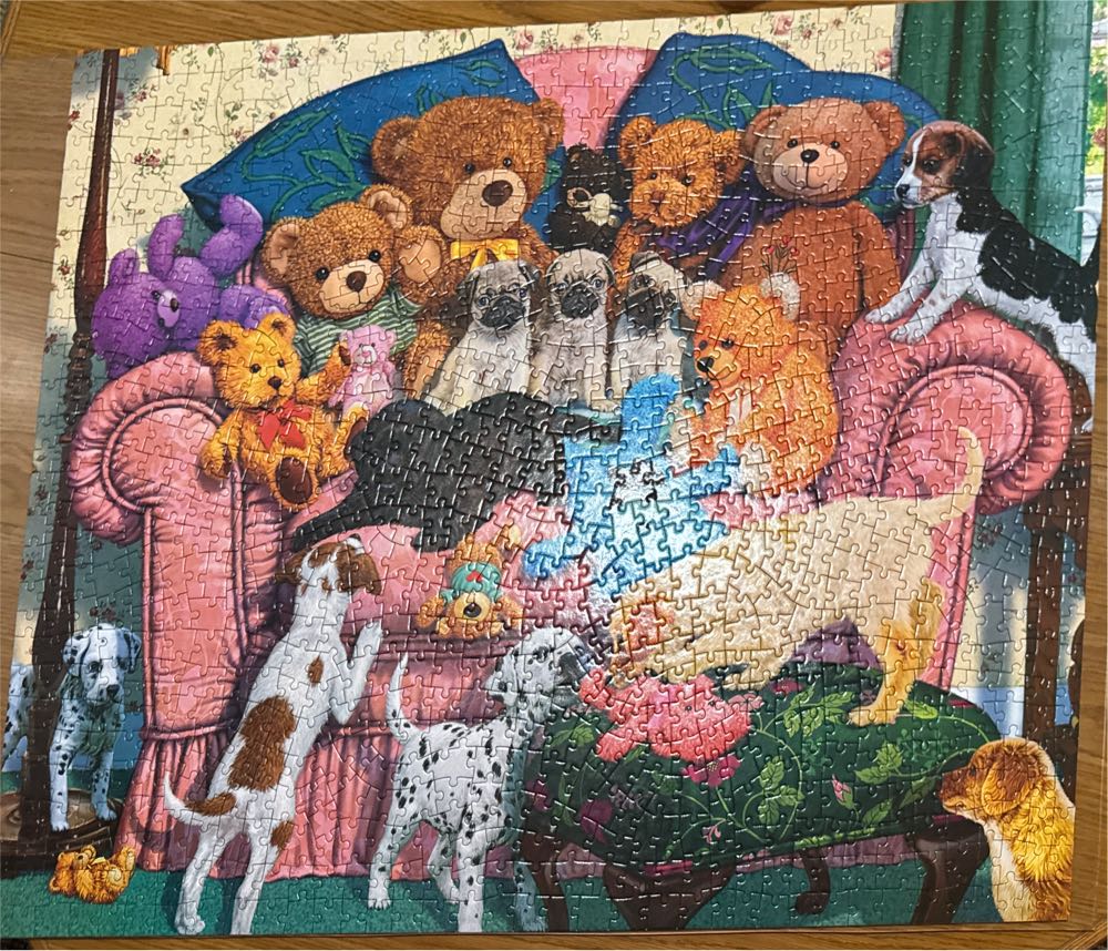 Grandma’s Armchair - Bits And Pieces puzzle collectible [Barcode 192949053718] - Main Image 3