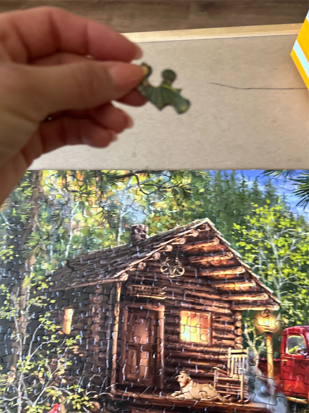 Cozy Cabin Life - Springbok puzzle collectible [Barcode 091683016013] - Main Image 3