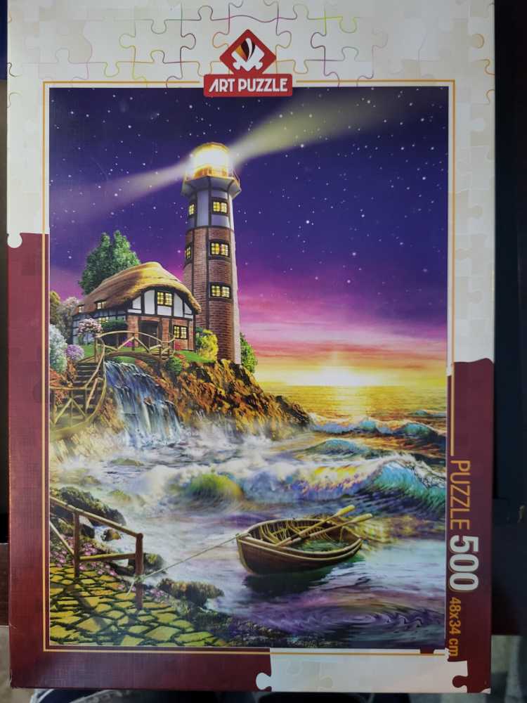 Sunset By The Lighthouse - Art Puzzle puzzle collectible [Barcode 8697950842105] - Main Image 2