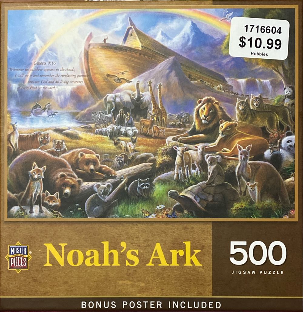 Noah’s Ark ❤️ - MasterPieces puzzle collectible [Barcode 705988320781] - Main Image 2