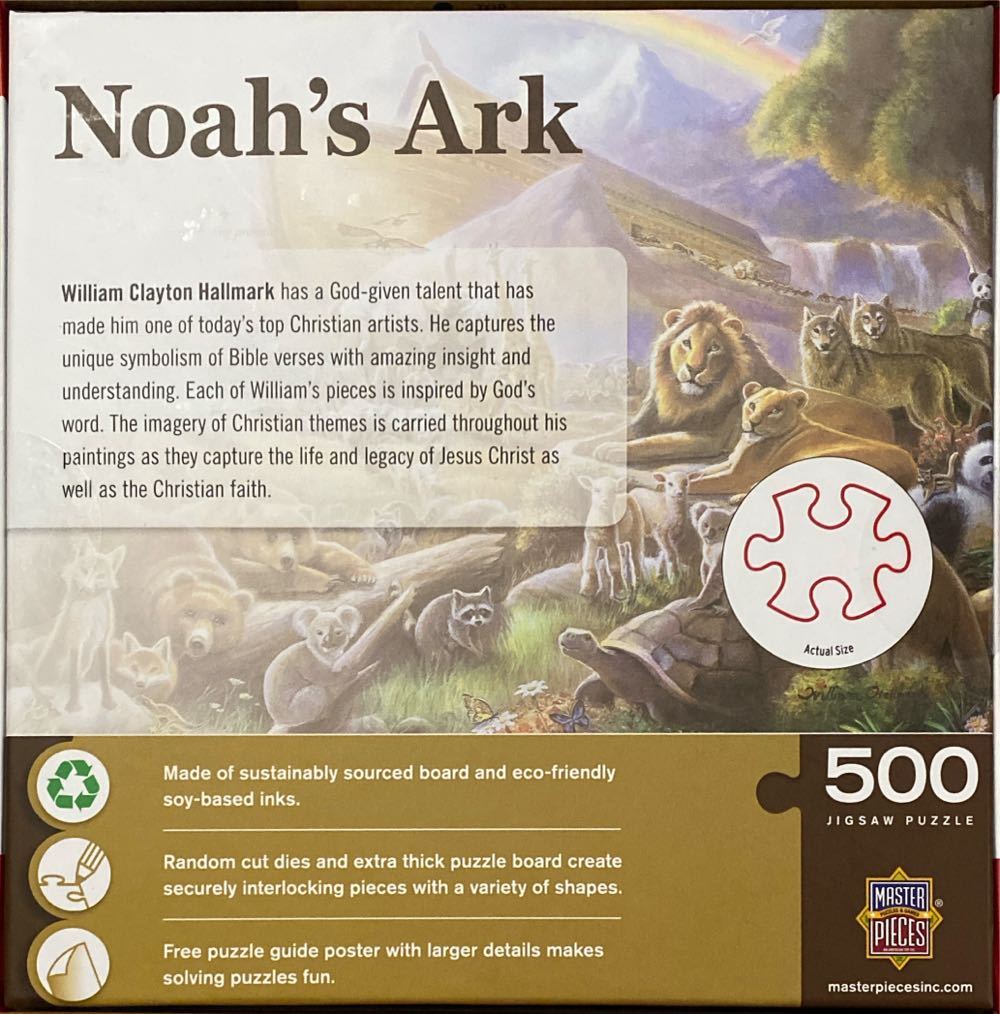 Noah’s Ark ❤️ - MasterPieces puzzle collectible [Barcode 705988320781] - Main Image 3