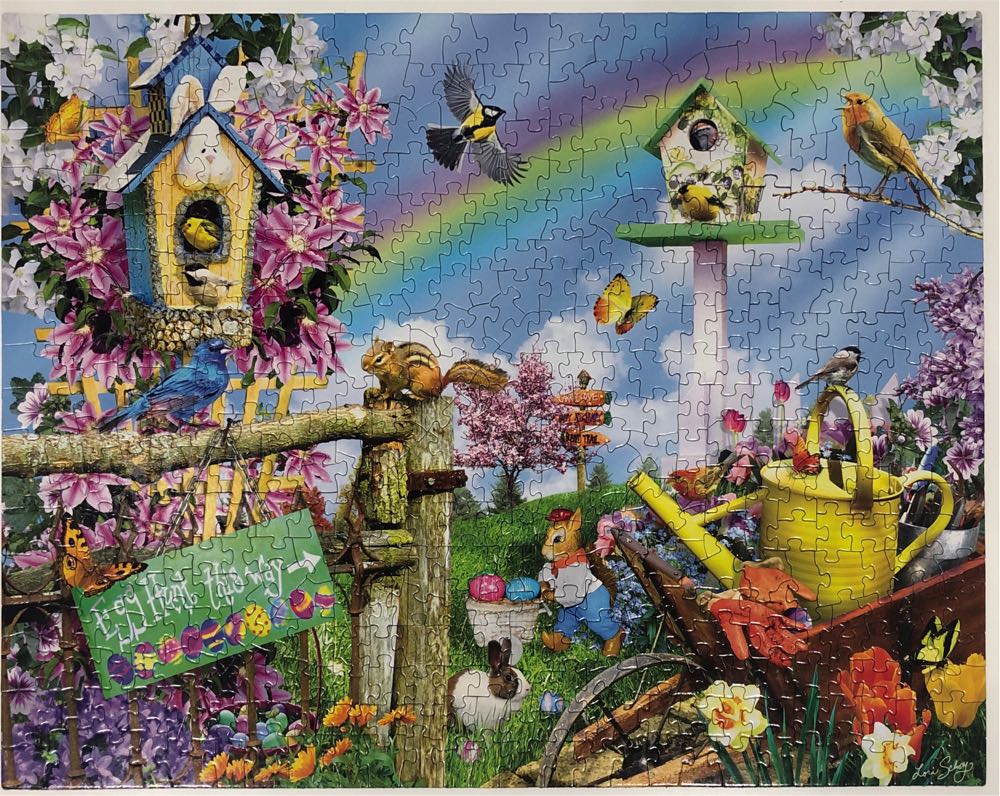 Spring Egg Hunt - SunsOut puzzle collectible [Barcode 796780348783] - Main Image 2