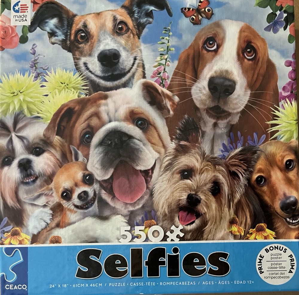 Doggy Delight (Jenn) - Ceaco puzzle collectible [Barcode 021081232418] - Main Image 2