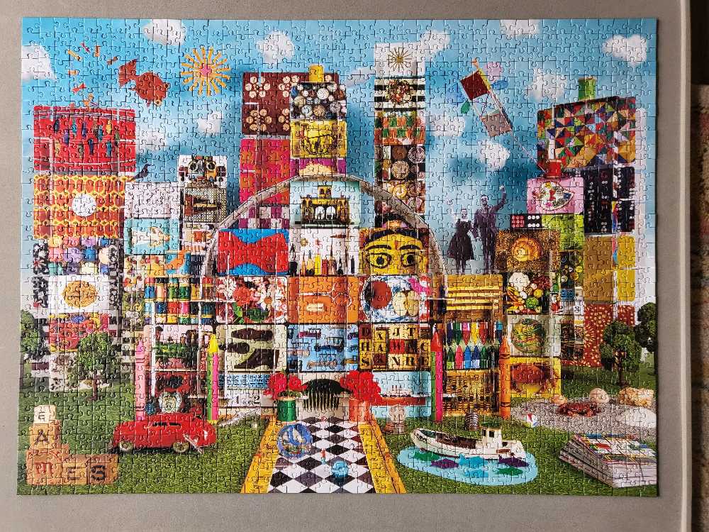 Eames House Of Cards Fantasy - Ravensburger puzzle collectible [Barcode 4005556171910] - Main Image 2